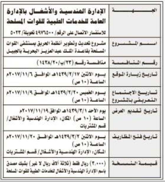 الخدمات الطبية للقوات المسلحة وظائف